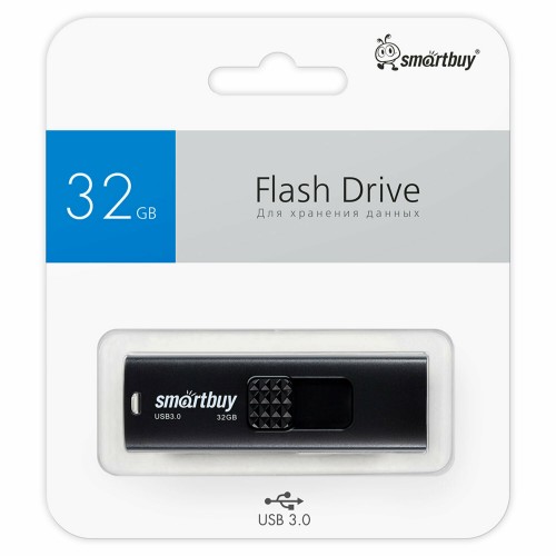 Флешка SmartBuy Fashion USB 3.0 32GB (SB032GB3FSK) (черный) 7