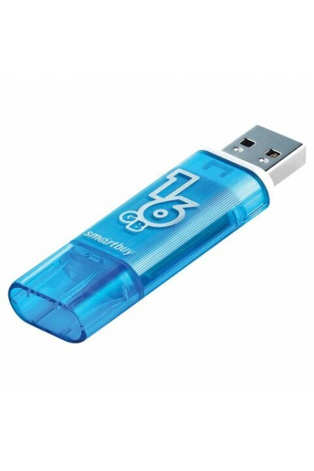 Флешка SMARTBUY Glossy series USB 2.0 16GB (SB16GBGS-B) (синий) 3