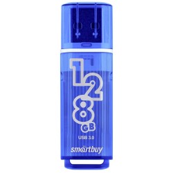 Флешка SmartBuy Glossy USB 2.0 128GB (SB128GBGS-DB) (темно-синий)