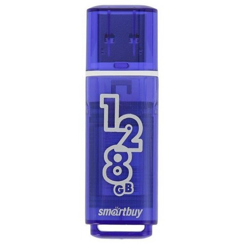 Флешка SmartBuy Glossy USB 2.0 128GB (SB128GBGS-DB) (темно-синий) 
