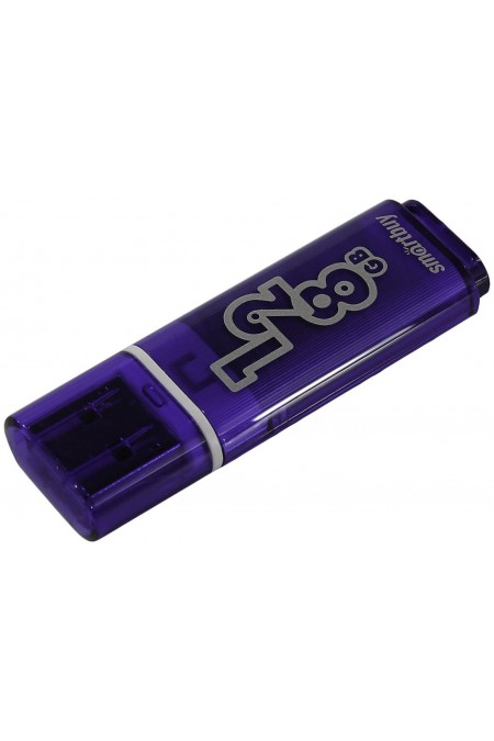 Флешка SmartBuy Glossy USB 2.0 128GB (SB128GBGS-DB) (темно-синий) 1