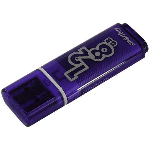 Флешка SmartBuy Glossy USB 2.0 128GB (SB128GBGS-DB) (темно-синий) 1