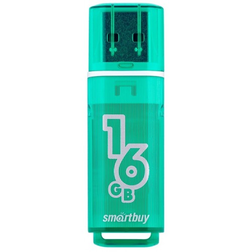 Флешка Smartbuy Glossy USB 2.0 16GB (SB16GBGS-G) (зеленый) 
