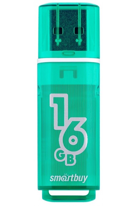 Флешка Smartbuy Glossy USB 2.0 16GB (SB16GBGS-G) (зеленый) 1