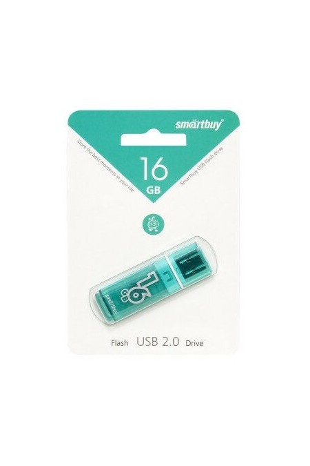 Флешка Smartbuy Glossy USB 2.0 16GB (SB16GBGS-G) (зеленый) 6
