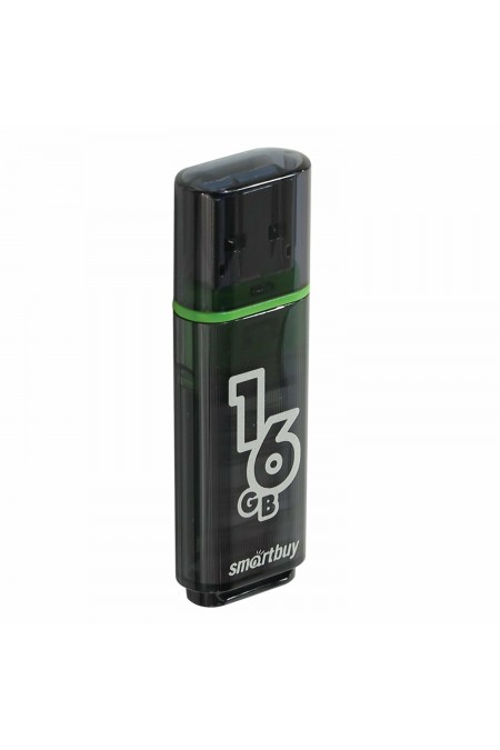 Флешка SmartBuy Glossy USB 2.0 16GB (SB16GBGS-K) (черный) 