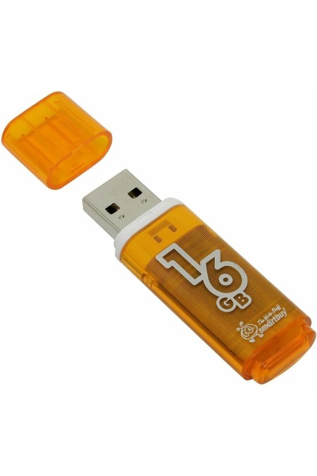 Флешка Smartbuy Glossy USB 2.0 16GB (SB16GBGS-Or) (оранжевый) 5