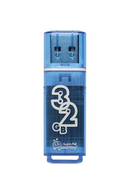 Флешка SmartBuy Glossy USB 2.0 32GB (SB32GBGS-B) (голубой) 