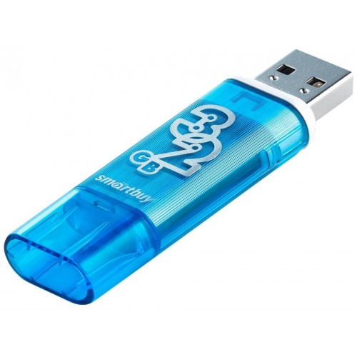 Флешка SmartBuy Glossy USB 2.0 32GB (SB32GBGS-B) (голубой) 1