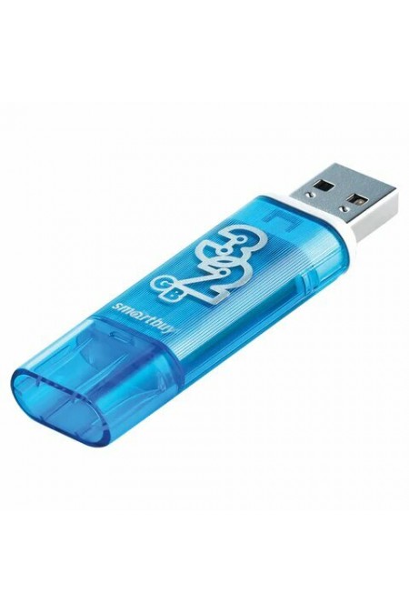 Флешка SmartBuy Glossy USB 2.0 32GB (SB32GBGS-B) (голубой) 3