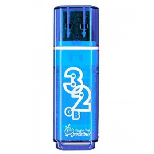Флешка SmartBuy Glossy USB 2.0 32GB (SB32GBGS-B) (голубой) 7