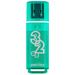 Флешка Smartbuy Glossy USB 2.0 32GB (SB32GBGS-G) (зеленый)