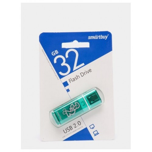 Флешка Smartbuy Glossy USB 2.0 32GB (SB32GBGS-G) (зеленый) 3