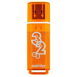 Флешка Smartbuy Glossy USB 2.0 32GB (SB32GBGS-Or) (оранжевый)