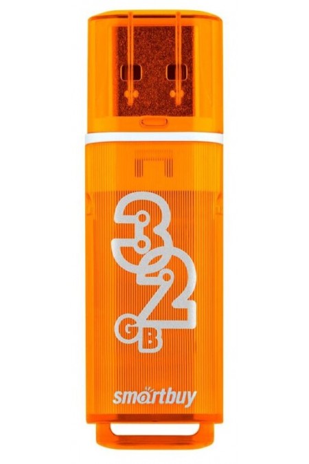 Флешка Smartbuy Glossy USB 2.0 32GB (SB32GBGS-Or) (оранжевый) 