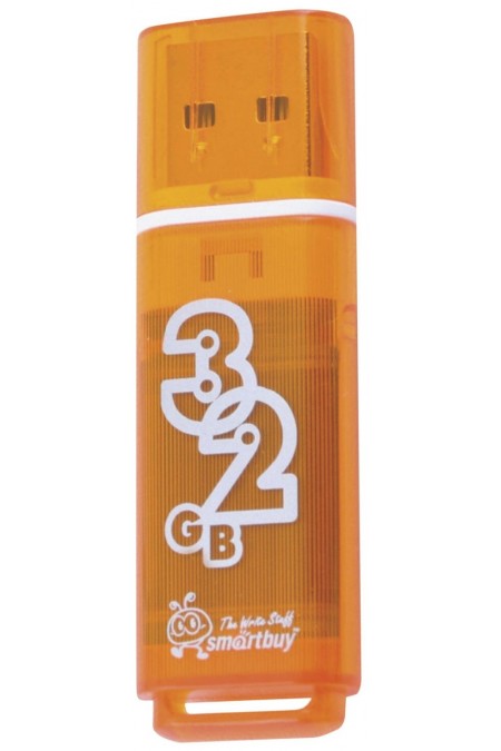 Флешка Smartbuy Glossy USB 2.0 32GB (SB32GBGS-Or) (оранжевый) 2