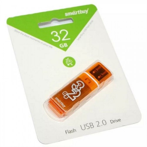 Флешка Smartbuy Glossy USB 2.0 32GB (SB32GBGS-Or) (оранжевый) 5