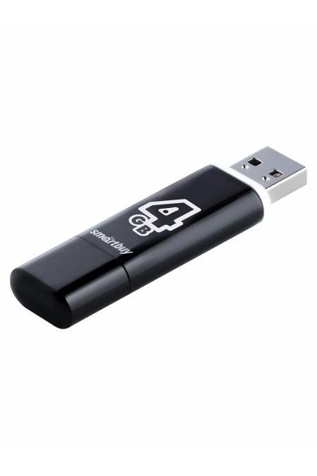Флешка SmartBuy Glossy USB 2.0 4GB (SB4GBGS-K) (черный) 1