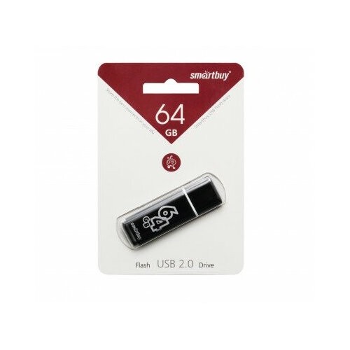Флешка Smartbuy Glossy USB 2.0 64GB (SB64GBGS-K) (черный) 3