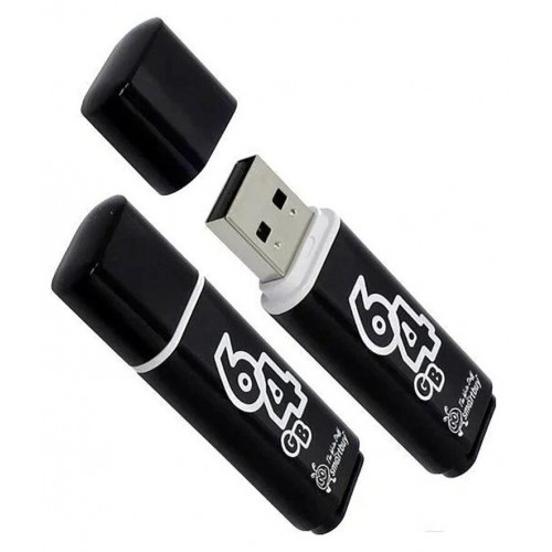 Флешка Smartbuy Glossy USB 2.0 64GB (SB64GBGS-K) (черный) 4