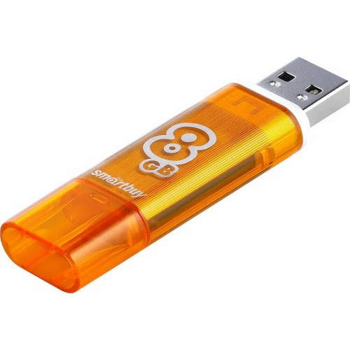 Флешка SmartBuy Glossy USB 2.0 8GB (SB8GBGS-Or) (оранжевый) 2
