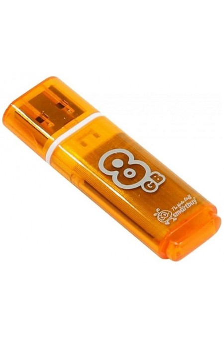 Флешка SmartBuy Glossy USB 2.0 8GB (SB8GBGS-Or) (оранжевый) 2
