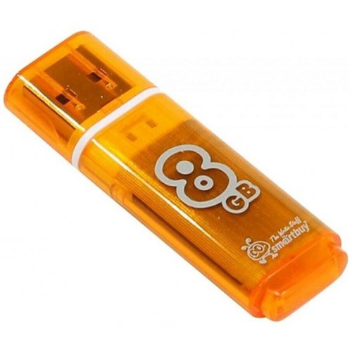 Флешка SmartBuy Glossy USB 2.0 8GB (SB8GBGS-Or) (оранжевый) 3