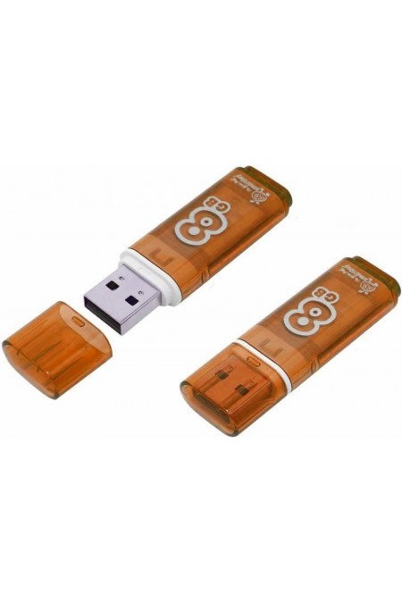 Флешка SmartBuy Glossy USB 2.0 8GB (SB8GBGS-Or) (оранжевый) 4