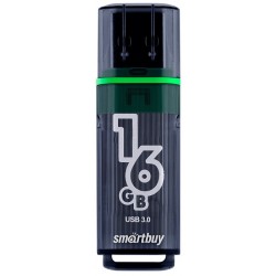 Флешка SmartBuy Glossy USB 3.0 16GB (SB16GBGS-DG) (темно-серый)