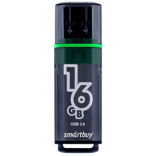 Флешка SmartBuy Glossy USB 3.0 16GB (SB16GBGS-DG) (темно-серый) 