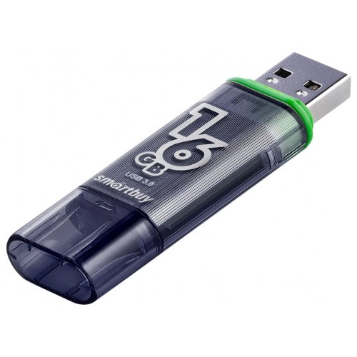 Флешка SmartBuy Glossy USB 3.0 16GB (SB16GBGS-DG) (темно-серый) 1