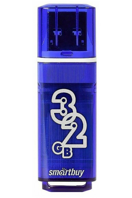 Флешка Smartbuy Glossy USB 3.0 32GB (SB32GBGS-DB) (темно-синий) 1