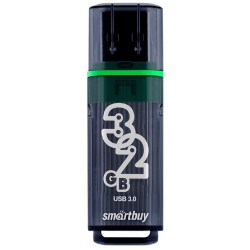 Флешка Smartbuy Glossy USB 3.0 32GB (SB32GBGS-DG) (темно-серый)