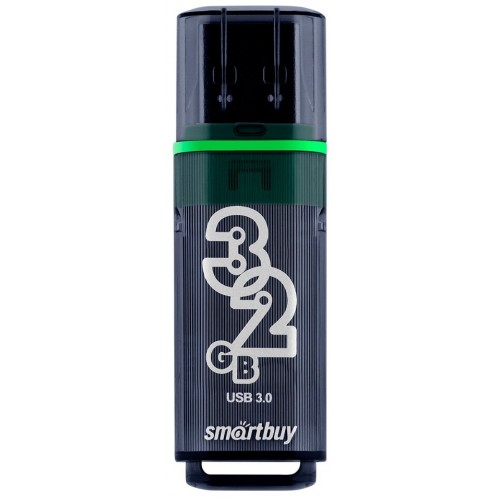 Флешка Smartbuy Glossy USB 3.0 32GB (SB32GBGS-DG) (темно-серый) 