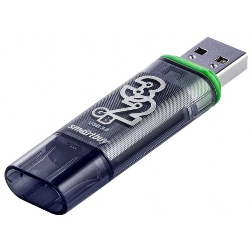Флешка Smartbuy Glossy USB 3.0 32GB (SB32GBGS-DG) (темно-серый) 2