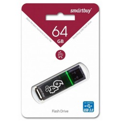 Флешка Smartbuy Glossy USB 3.0 64GB (SB64GBGS-DG) (темно-серый)