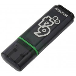 Флешка Smartbuy Glossy USB 3.0 64GB (SB64GBGS-DG) (темно-серый)