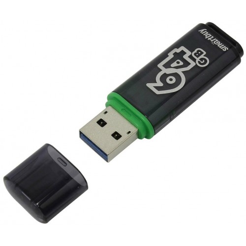 Флешка Smartbuy Glossy USB 3.0 64GB (SB64GBGS-DG) (темно-серый) 2