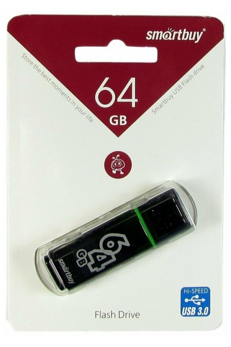 Флешка Smartbuy Glossy USB 3.0 64GB (SB64GBGS-DG) (темно-серый) 5