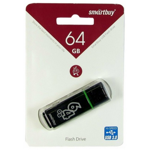 Флешка Smartbuy Glossy USB 3.0 64GB (SB64GBGS-DG) (темно-серый) 5