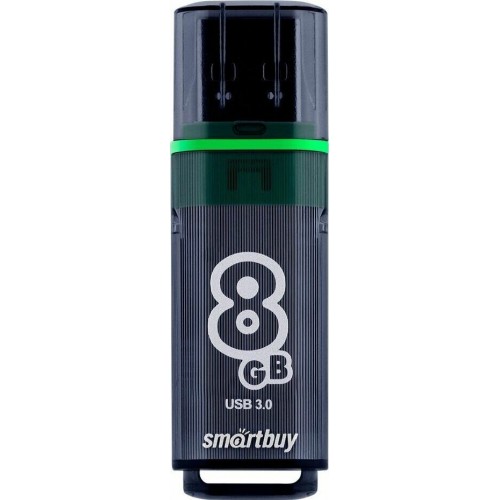 Флешка Smartbuy Glossy USB 3.0 8GB (SB8GBGS-DG) (темно-серый) 