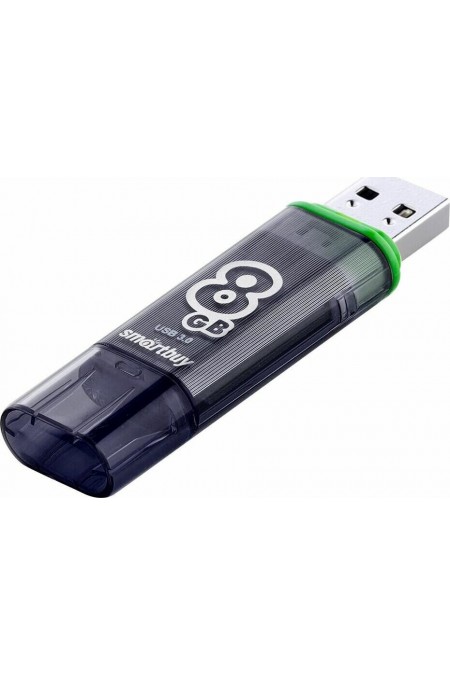 Флешка Smartbuy Glossy USB 3.0 8GB (SB8GBGS-DG) (темно-серый) 1