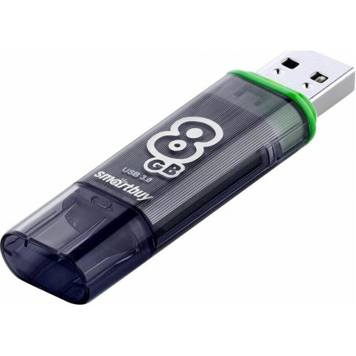 Флешка Smartbuy Glossy USB 3.0 8GB (SB8GBGS-DG) (темно-серый) 1