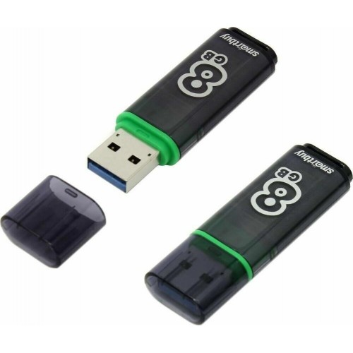 Флешка Smartbuy Glossy USB 3.0 8GB (SB8GBGS-DG) (темно-серый) 5