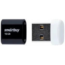 Флешка SmartBuy Lara USB 2.0 16GB (SB16GBLARA-K) (черный)