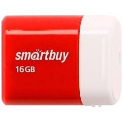 Флешка SmartBuy Lara USB 2.0 16GB (SB16GBLARA-R) (красный)