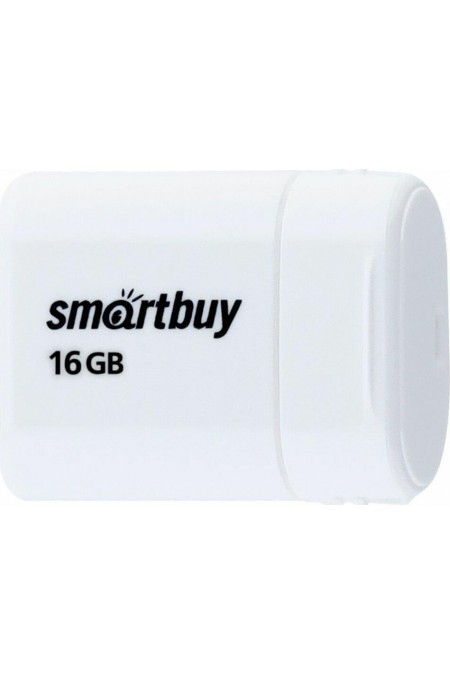 Флешка SmartBuy Lara USB 2.0 16GB (SB16GBLARA-W) (белый) 