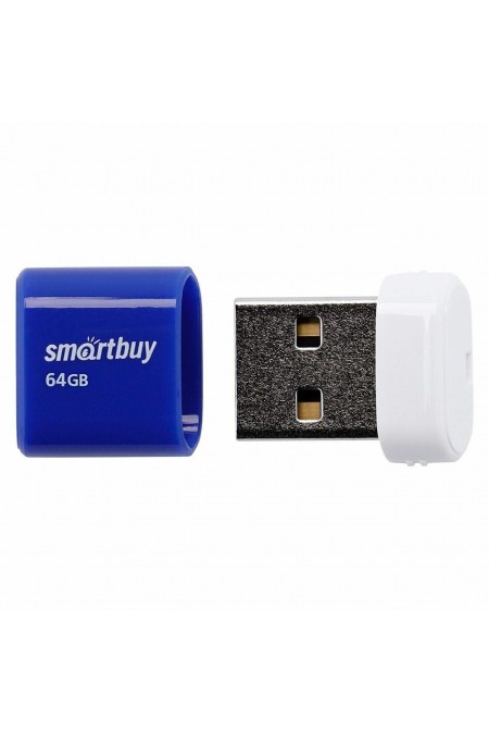 Флешка SmartBuy LARA USB 2.0 64GB (SB64GBLARA-B) (синий) 