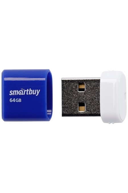 Флешка SmartBuy LARA USB 2.0 64GB (SB64GBLARA-B) (синий) 4