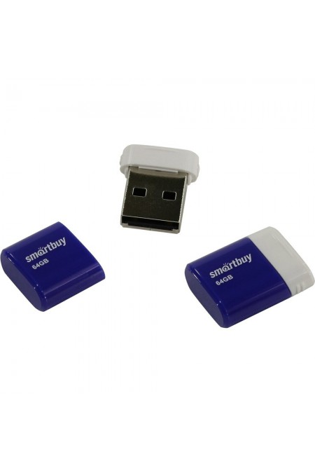 Флешка SmartBuy LARA USB 2.0 64GB (SB64GBLARA-B) (синий) 9